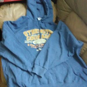 Hoodie with inspirational verse.